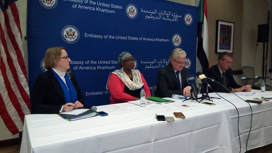 القائم بالاعمال الامريكي : رفع أسم السودان من قائمة الارهاب يحتاج الي بذل جهود من قبل الحكومة السودانية