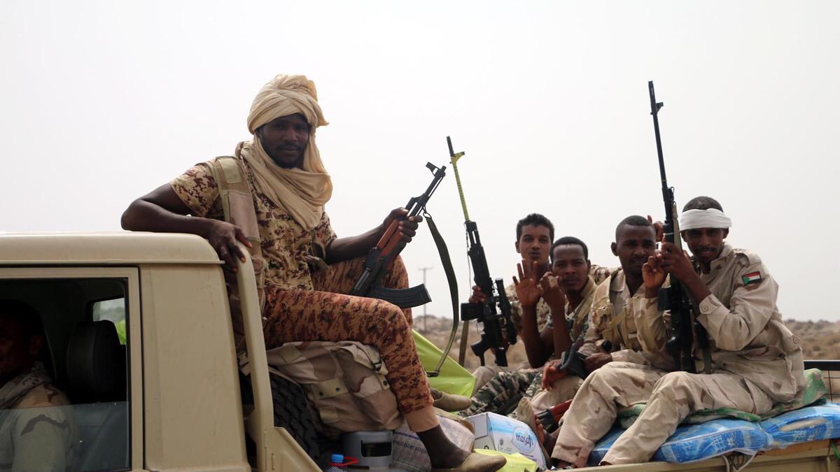 قوات سودانية في اليمن