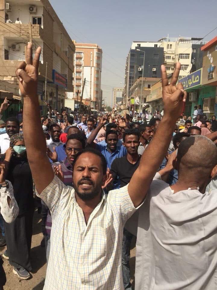 تظاهرات في العاصمة السودانية الخرطوم . 17 يناير2019