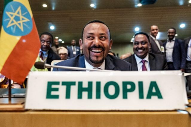 رئيس الوزراء الأثيوبي آبي أحمد ، صورة ل(أ ف ب)