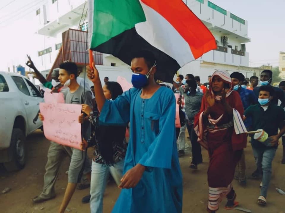 تظاهرات بالعاصمة الخرطوم تحضيرا لتظاهرة 30 يونيو